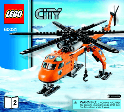 Lego 60034 Arctic Helicrane Manuel utilisateur