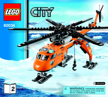 Guide d'installation | Lego 60034 Arctic Helicrane Manuel utilisateur | Fixfr