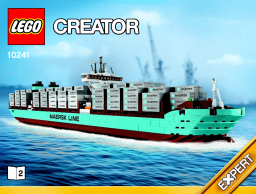 Lego 10241 Maersk Line Triple-E Manuel utilisateur