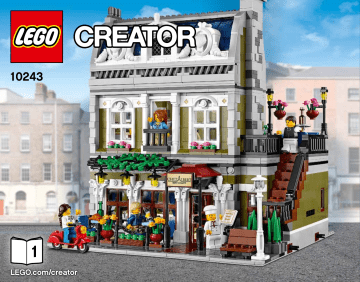 Guide d'installation | Lego 10243 Parisian Restaurant Manuel utilisateur | Fixfr