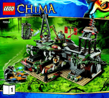 Guide d'installation | Lego 70014 The Croc Swamp Hideout Manuel utilisateur | Fixfr