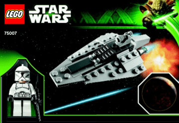 Guide d'installation | Lego 75007 Republic Assault Ship & Coruscant Manuel utilisateur | Fixfr