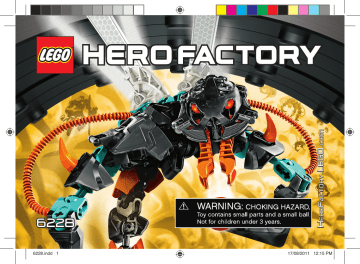 Guide d'installation | Lego 6228 THORNRAXX Manuel utilisateur | Fixfr