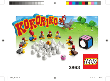 Guide d'installation | Lego 3863 Kokoriko Manuel utilisateur | Fixfr
