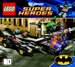 Lego 6864 The Batmobile and the Two-Face Chase Manuel utilisateur