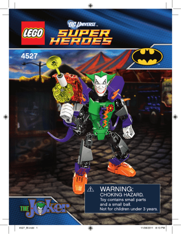 Guide d'installation | Lego 4527 The Joker Manuel utilisateur | Fixfr