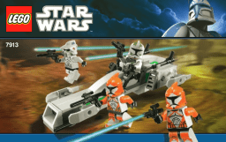 Lego 7913 Clone Trooper Battle Pack Manuel utilisateur