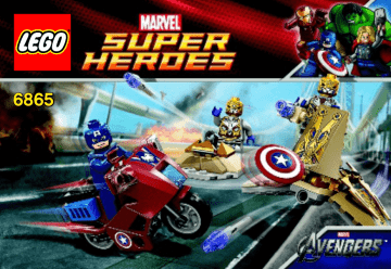 Guide d'installation | Lego 6865 Captain America's Avenging Cycle Manuel utilisateur | Fixfr