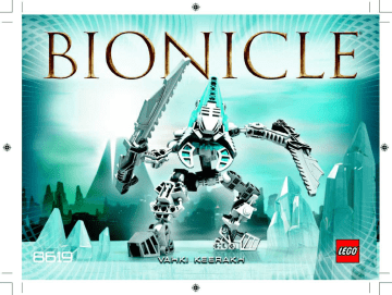 8619 | 65488 | 65549 | Guide d'installation | Lego 65515 Bionicle Vahki/Matortan Club Co-P Manuel utilisateur | Fixfr