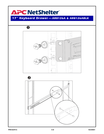 AR8126A | APC AR8126BLK Fiche technique | Fixfr