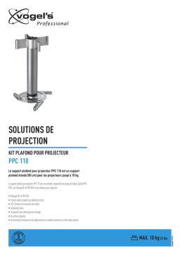 Vogel's PPC110/SI Fiche technique