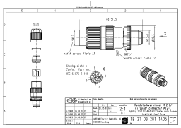 Harting 21 03 281 1405 Fiche technique