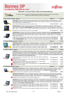 Fujitsu S26361-F3604-L515 Fiche technique