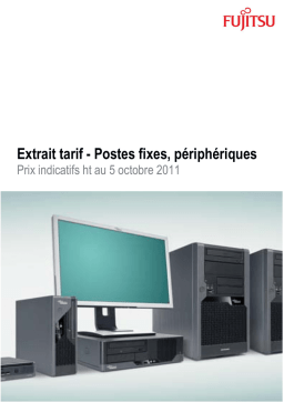 Fujitsu S26361-F3000-L407 Fiche technique