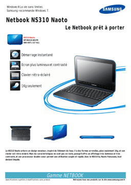 Samsung NP-NS310-A01FR Fiche technique