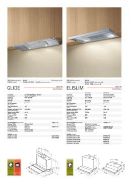 ELICA 80559/3 Fiche technique