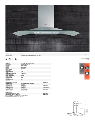 ELICA 50816337 Fiche technique | Fixfr