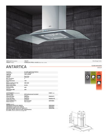 ELICA 50916340 Fiche technique | Fixfr