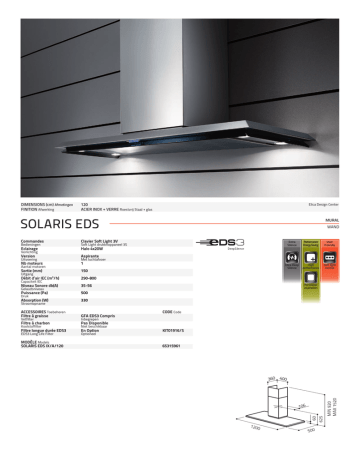 ELICA 65315961 Fiche technique | Fixfr