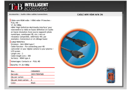 T'nB CHDMINI03 Fiche technique