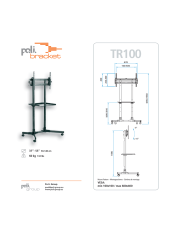 Poli Bracket TR100 Fiche technique | Fixfr