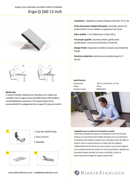 BakkerElkhuizen BNEQ26012 Fiche technique