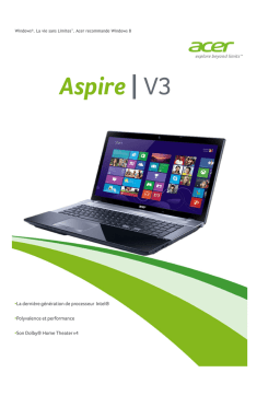 Acer NX.M6AEF.007 Fiche technique