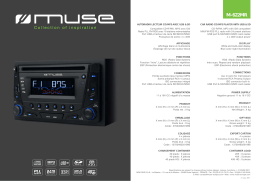 Muse M-622 MR Fiche technique