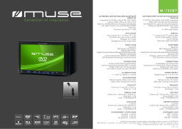 Muse M-755 BT Fiche technique