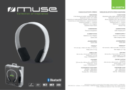 Muse M-260 BTW Fiche technique