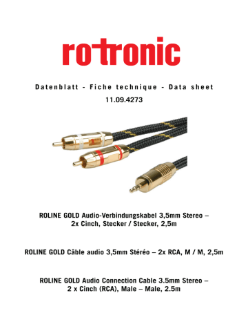 Roline 11.09.4273-10 Fiche technique | Fixfr