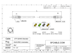 SF Cable CAT6-FW-45 Fiche technique