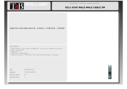 T'nB CRJ45RJ11M5 Fiche technique