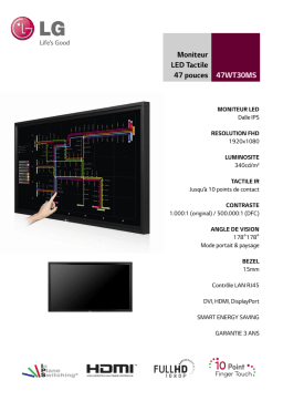 LG 47WT30MS-B Fiche technique