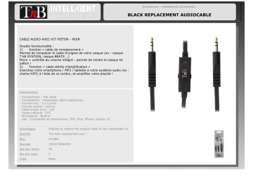 T'nB CAJJBK Fiche technique | Fixfr