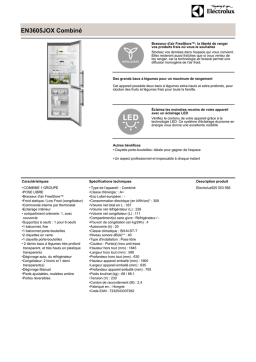 Electrolux EN3605JOX Fiche technique