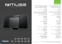 Muse M-58 BT Fiche technique