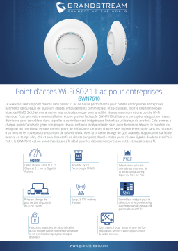 Grandstream GWN7610 Fiche technique