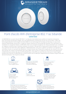Grandstream GWN7600 Fiche technique