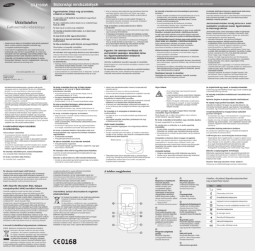 User's manual | Samsung GT-E1080W Manuel utilisateur | Fixfr