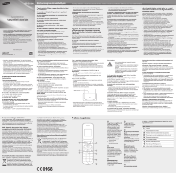 User's manual | Samsung GT-E1190 Manuel utilisateur | Fixfr