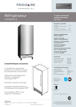 Frigidaire FCRS181RQB Manuel utilisateur