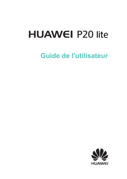 Huawei HUAWEI P20 lite Manuel utilisateur