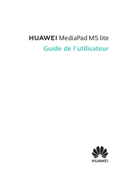 Huawei MediaPad M5 lite Manuel utilisateur