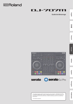 Roland DJ-707M DJ Controller Manuel utilisateur