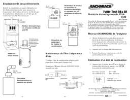 Bacharach Fyrite® Tech 60 Manuel utilisateur