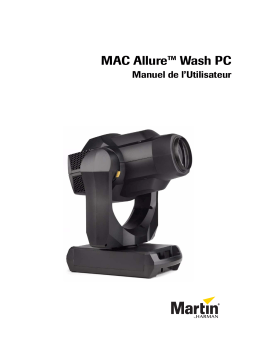 Martin MAC Allure Wash PC Manuel utilisateur