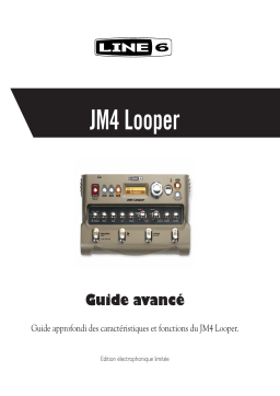 Line 6 JM4 Looper Manuel utilisateur
