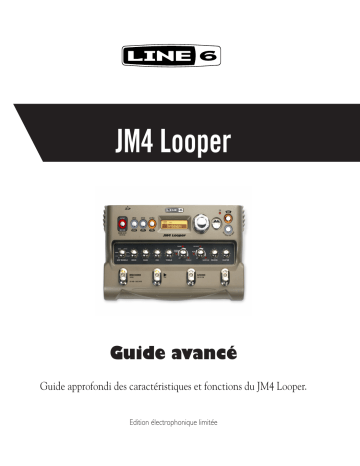Mode d'emploi | Line 6 JM4 Looper Manuel utilisateur | Fixfr