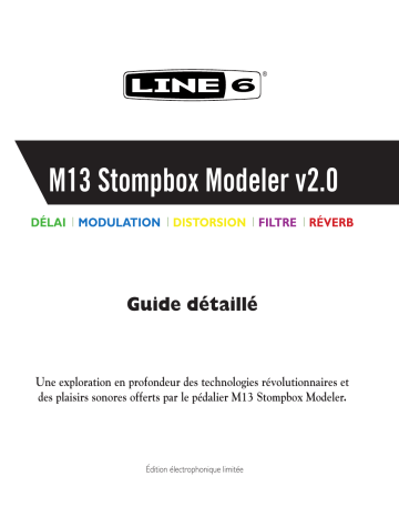 Mode d'emploi | Line 6 M13 Stompbox Modeler Manuel utilisateur | Fixfr